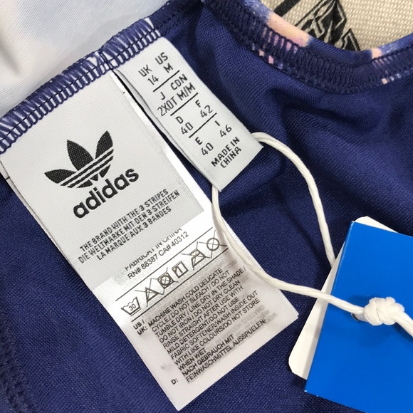 Adidas Originals Tie Dye Bikini Top - Picture 5 of 6